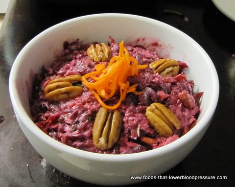 Russian Beet Salad With Prunes And Walnuts